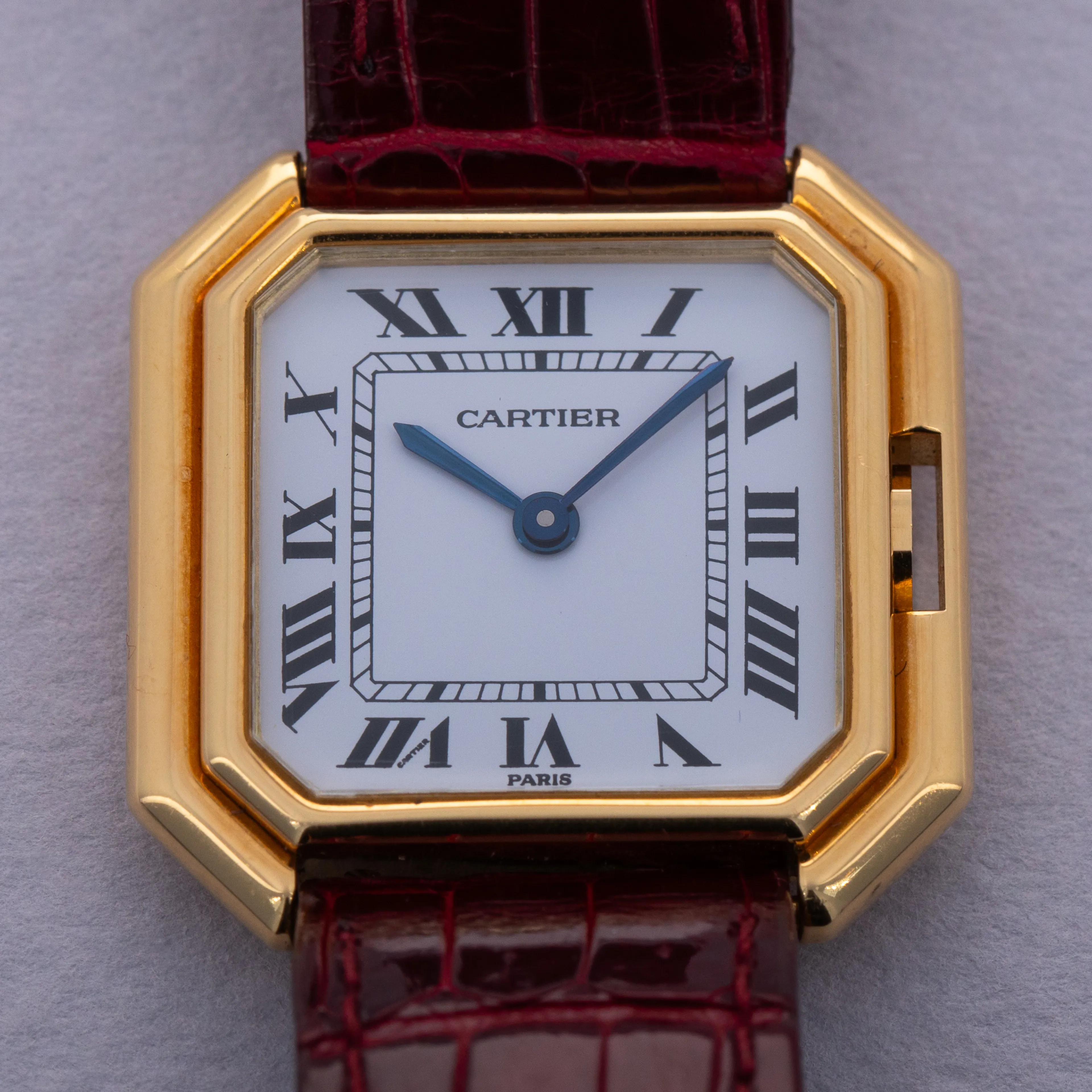 Cartier Ceinture Tank 78099 27mm Yellow gold White 11