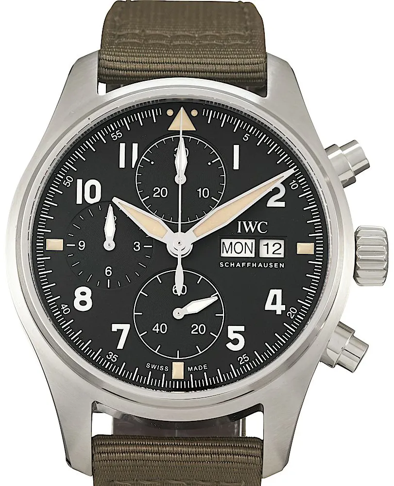 IWC Pilot IW387901 41mm Stainless steel Black