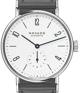 NOMOS Tangente 101 Edelstahl Weiß