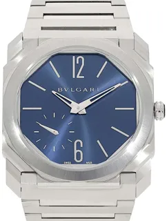 Bulgari Octo Finissimo 103431 Stainless steel Blau