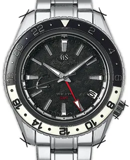 Grand Seiko Sport SBGE277 Stainless steel Schwarz