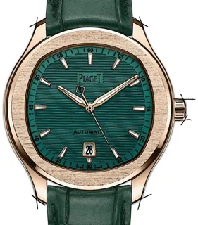 Piaget Polo Date G0A47010 Rose gold and Yellow gold Green