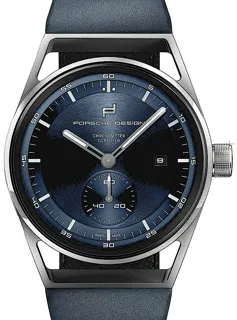 Porsche Design 1919 Datetimer 6023.3.11.002.07.2 42mm Titan Blau