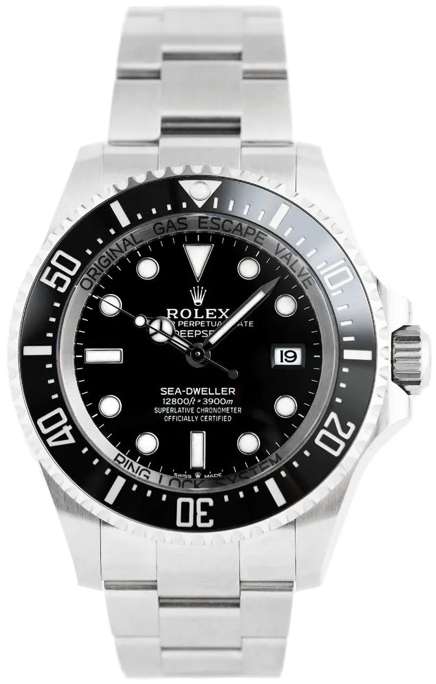 Rolex Sea-Dweller Deepsea 126660 44mm Edelstahl Schwarz