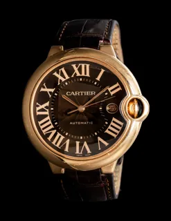 Cartier Ballon Bleu 2999 Rose gold Brown