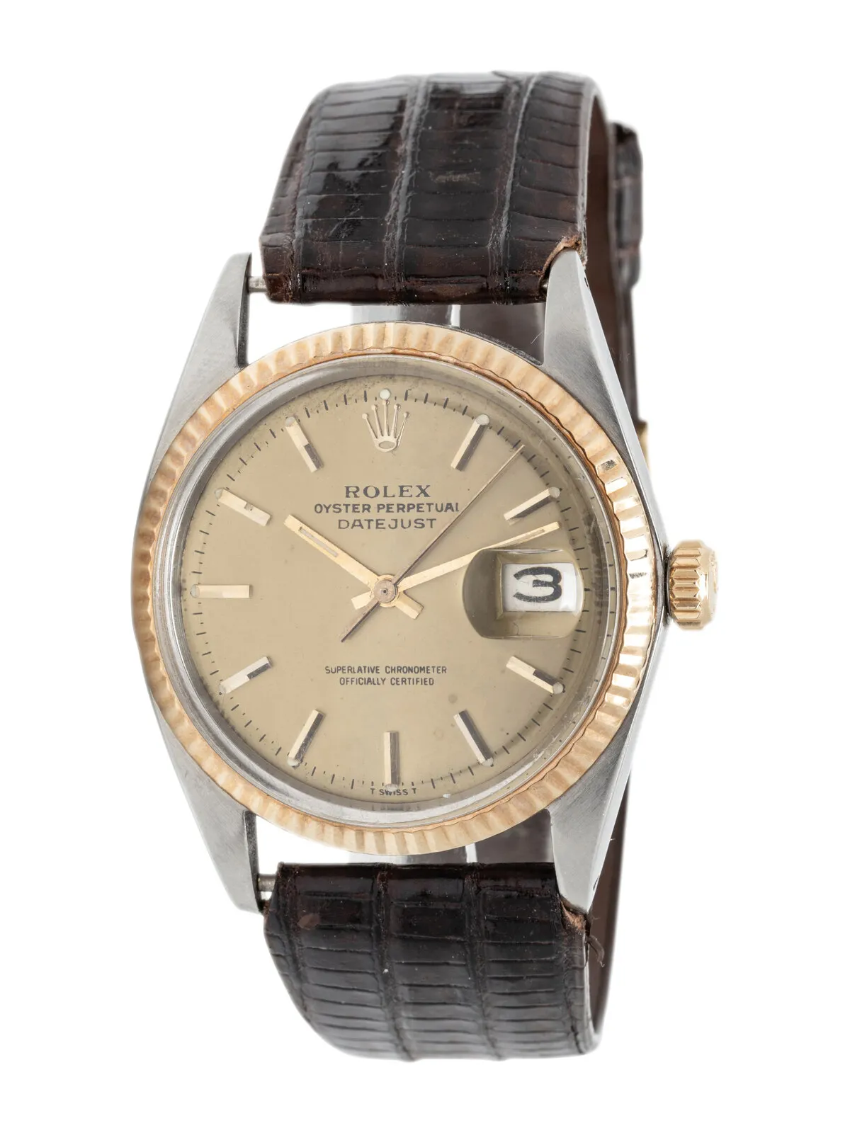 Rolex Datejust 1601 36mm Stainless steel Champagne