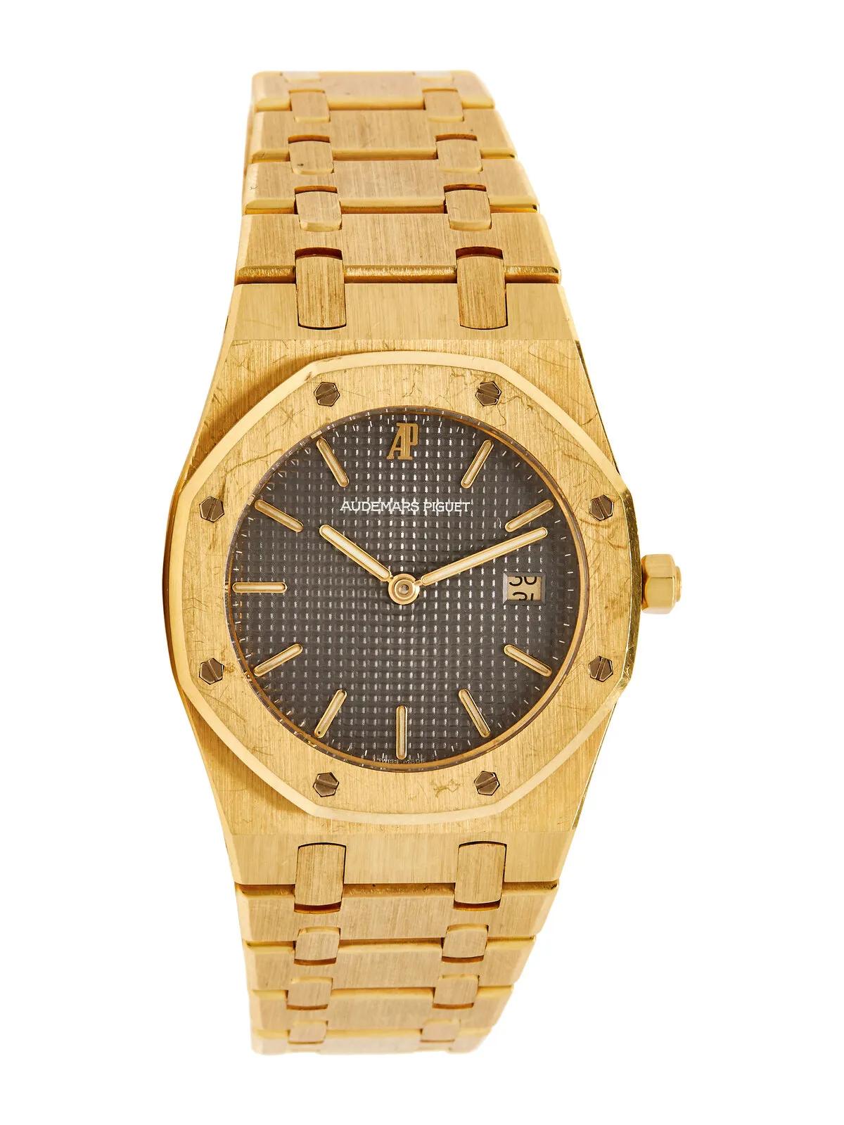 Audemars Piguet Royal Oak 56175BA 33mm Yellow gold Grey