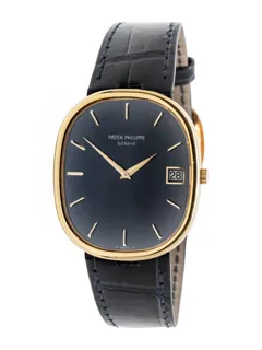 Patek Philippe Golden Ellipse 3605 Yellow gold Blue