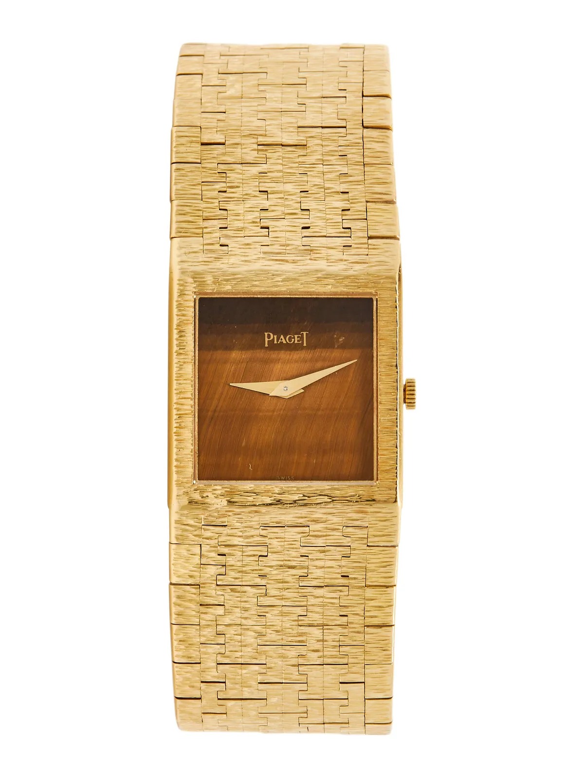 Piaget 9133 A 6 23mm Yellow gold Tiger's eye