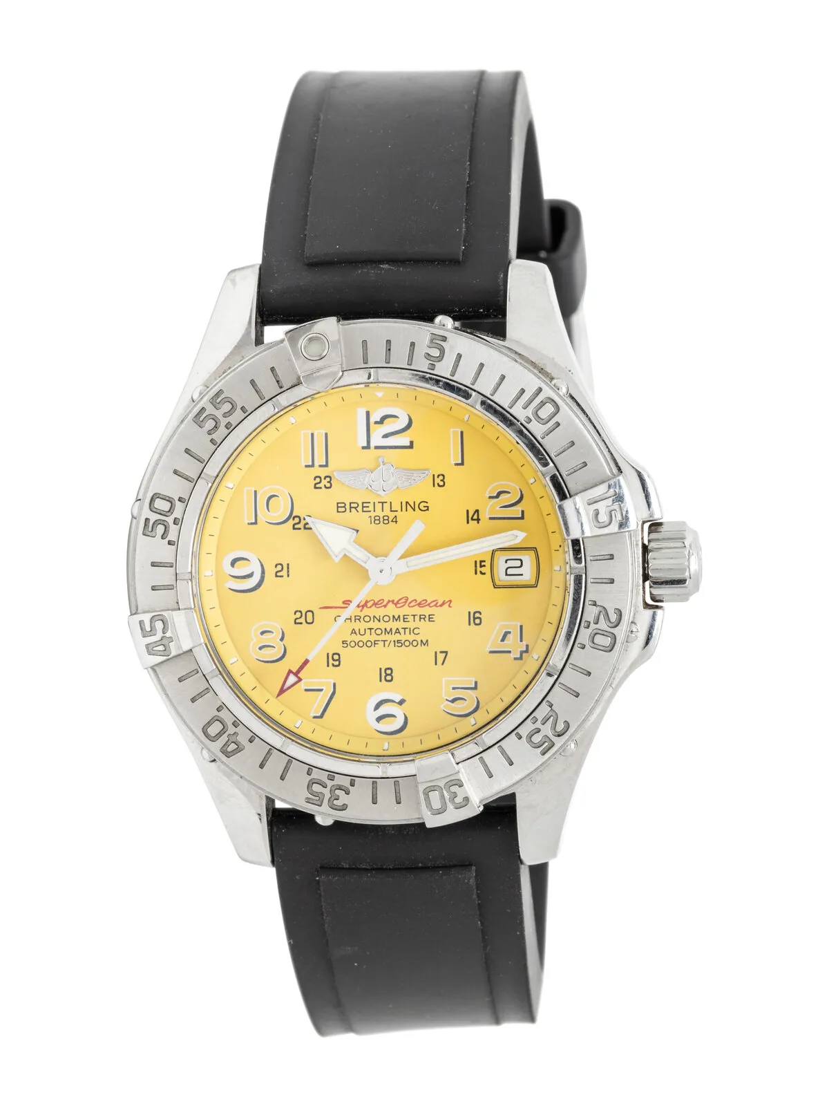 Breitling Superocean A1736006/1514 42mm Stainless steel Yellow