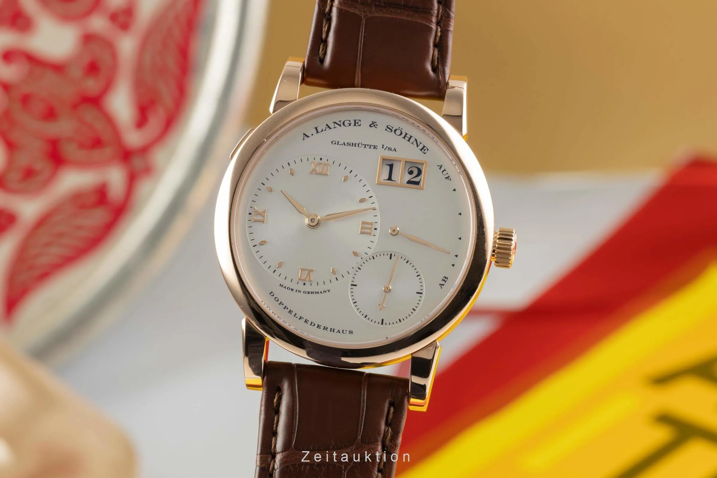 A. Lange & Söhne Lange 1 101.032 38.5mm Yellow gold Silver