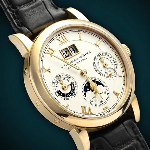 A. Lange & Söhne Langematik Perpetual 310.021 38.5mm Yellow gold Champagne