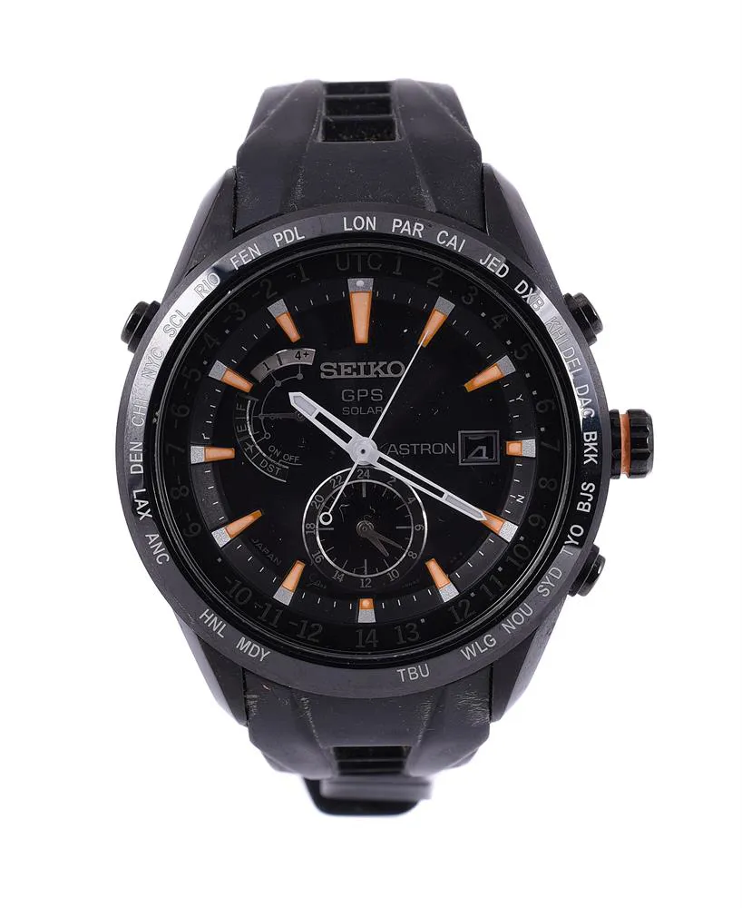 Seiko Astron 7X52-0AE0 Ceramic and Stainless steel Black