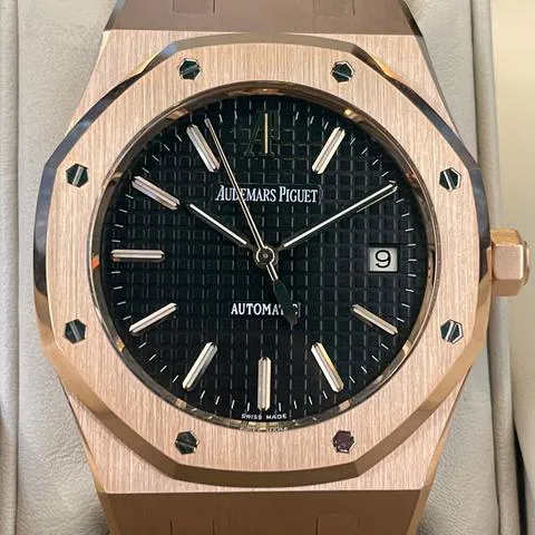 Audemars Piguet Royal Oak 15300OR.OO.D002CR.01 39mm Rose gold Black 1