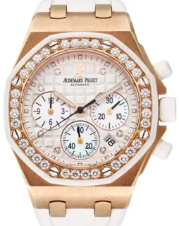 Audemars Piguet Royal Oak Offshore 26048OK.ZZ.D010CA.01 Rose gold and Rubber White