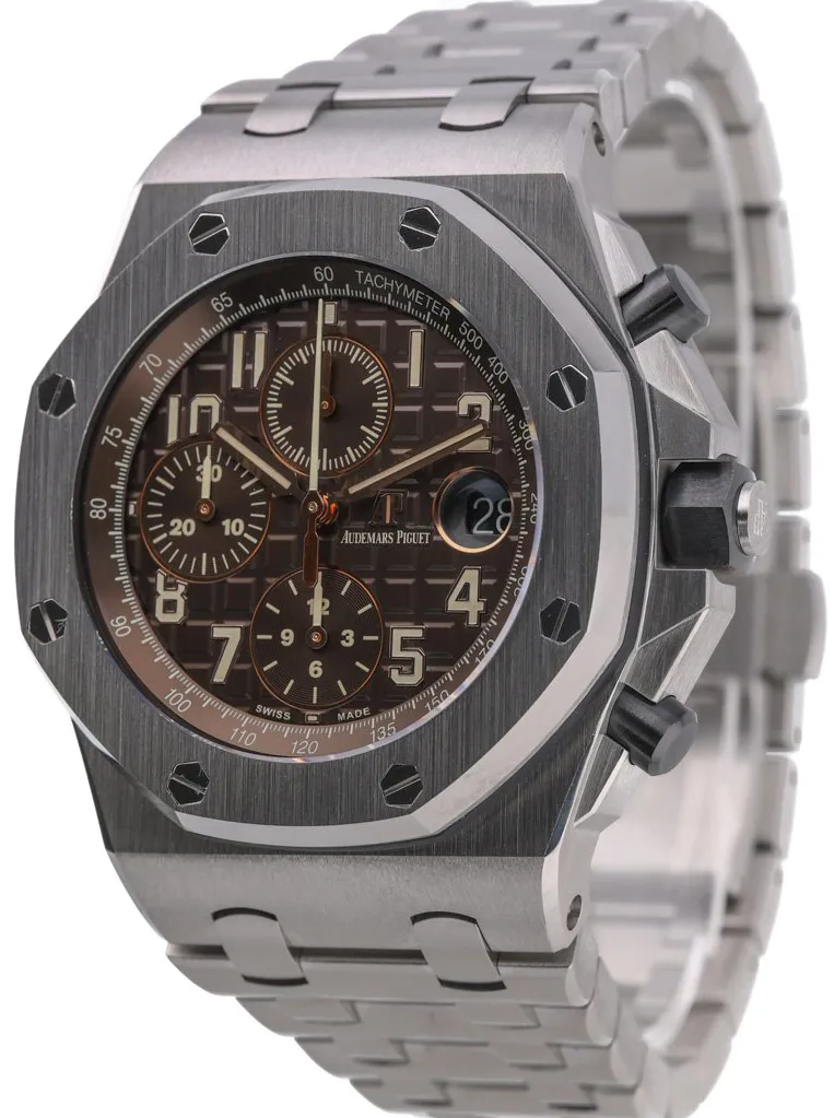 Audemars Piguet Royal Oak Offshore 26470ST.OO.A820CR.01 42mm Stainless steel Brown 1