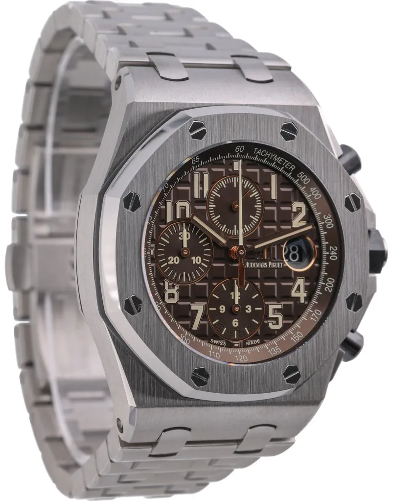 Audemars Piguet Royal Oak Offshore 26470ST.OO.A820CR.01 42mm Stainless steel Brown 4