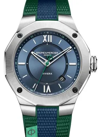 Baume & Mercier Riviera M0A10688 42mm Stainless steel Blue