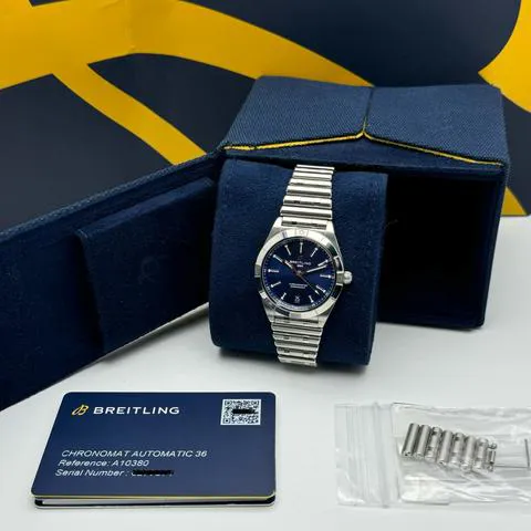 Breitling Chronomat A10380101C1A1 36mm Stainless steel Blue 8