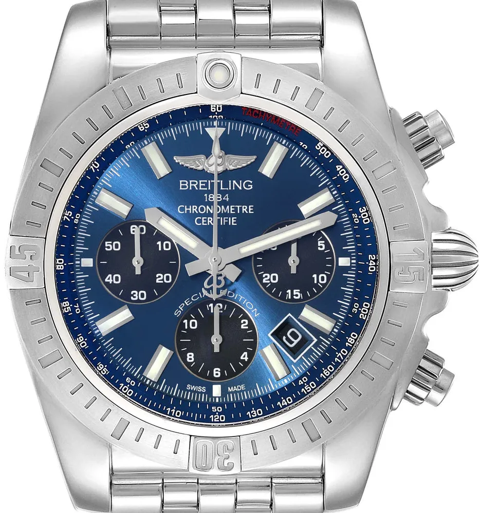 Breitling Chronomat AB0115 44mm Stainless steel Blue 2