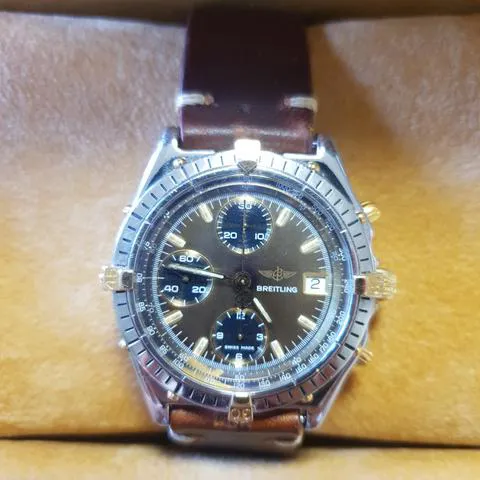 Breitling Chronomat B13050.1 39mm Yellow gold and stainless steel Gray