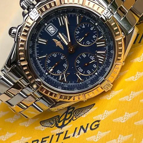 Breitling Navitimer D13055 43mm Yellow gold and Stainless steel Blue 2