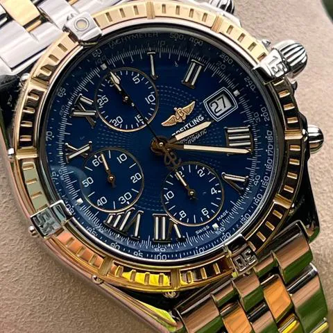 Breitling Navitimer D13055 43mm Yellow gold and Stainless steel Blue 3