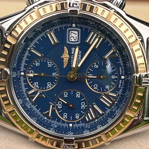 Breitling Navitimer D13055 43mm Yellow gold and Stainless steel Blue 4