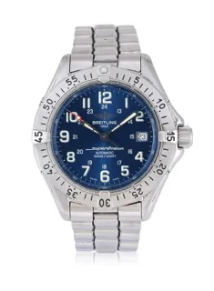 Breitling Superocean A17340 Stainless steel Blue