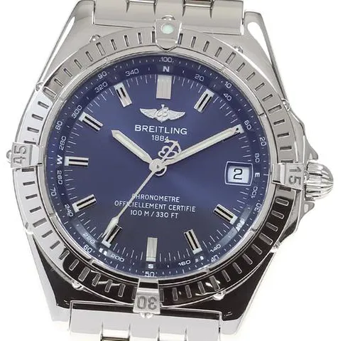 Breitling Windrider A10350 38mm Stainless steel Blue