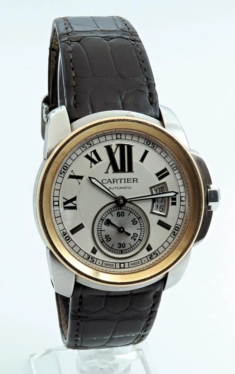 Cartier Calibre de Cartier 3299 42mm Yellow gold and Stainless steel White