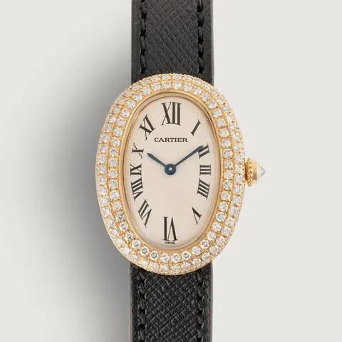 Cartier Baignoire 1950 1 22mm Yellow gold White