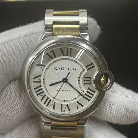 Cartier Ballon Bleu 36mm W6920047 36mm Yellow gold and Stainless steel Silver