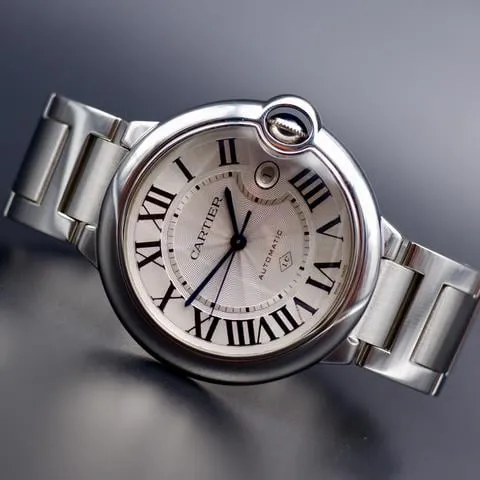 Cartier Ballon Bleu 42mm 3001 42mm Stainless steel Silver