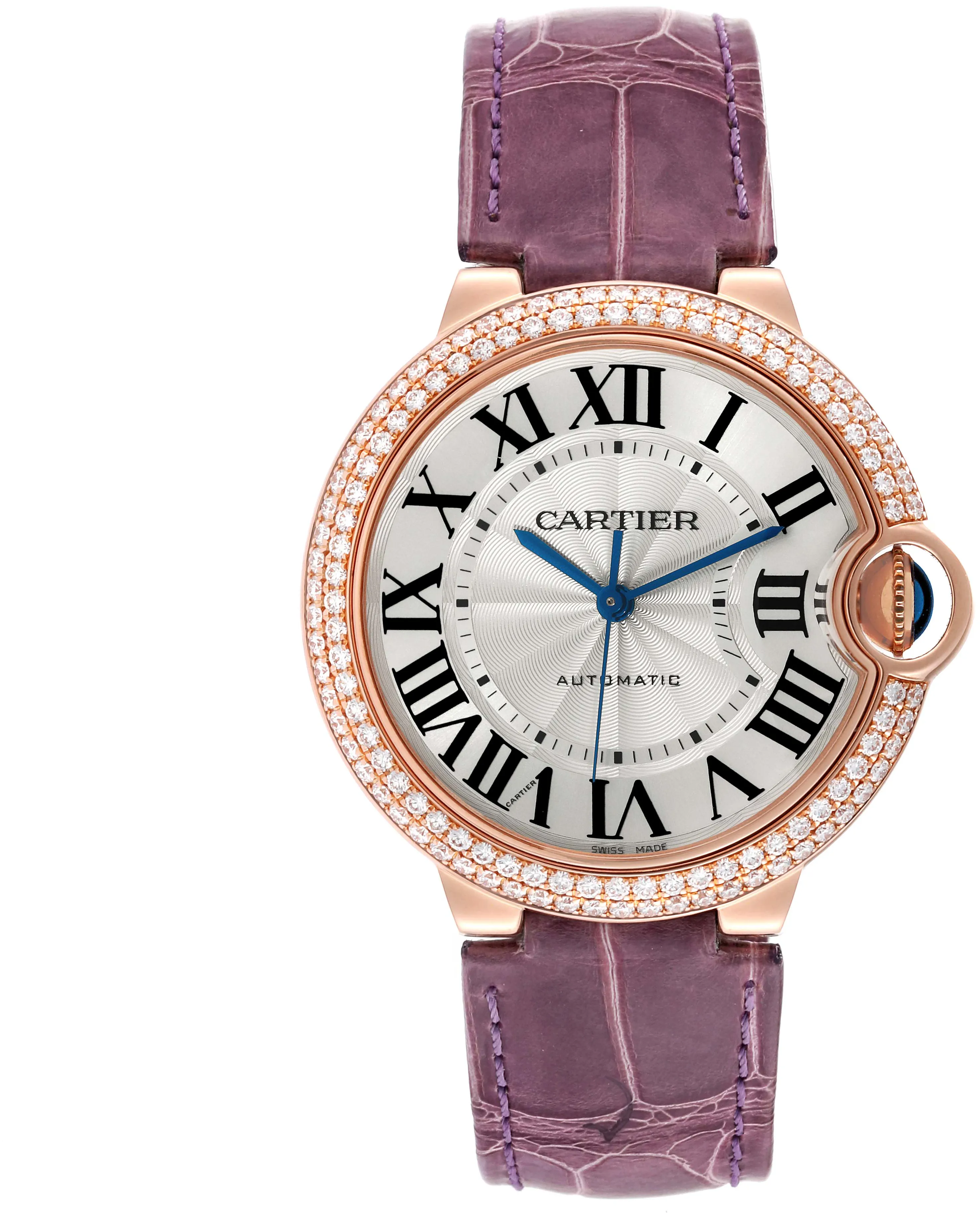 Cartier Ballon Bleu WE900551 36.5mm Rose gold White