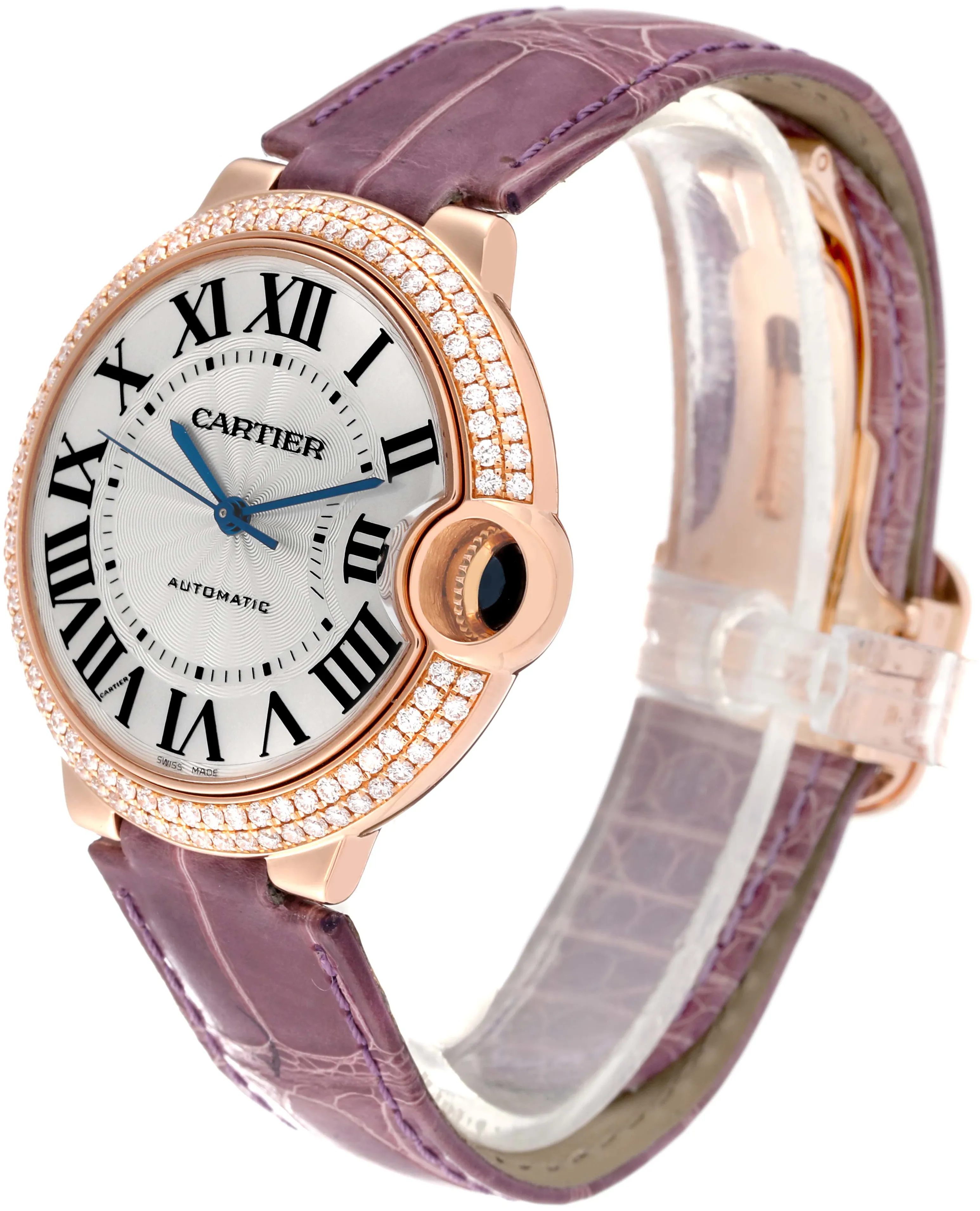 Cartier Ballon Bleu WE900551 36.5mm Rose gold White 4