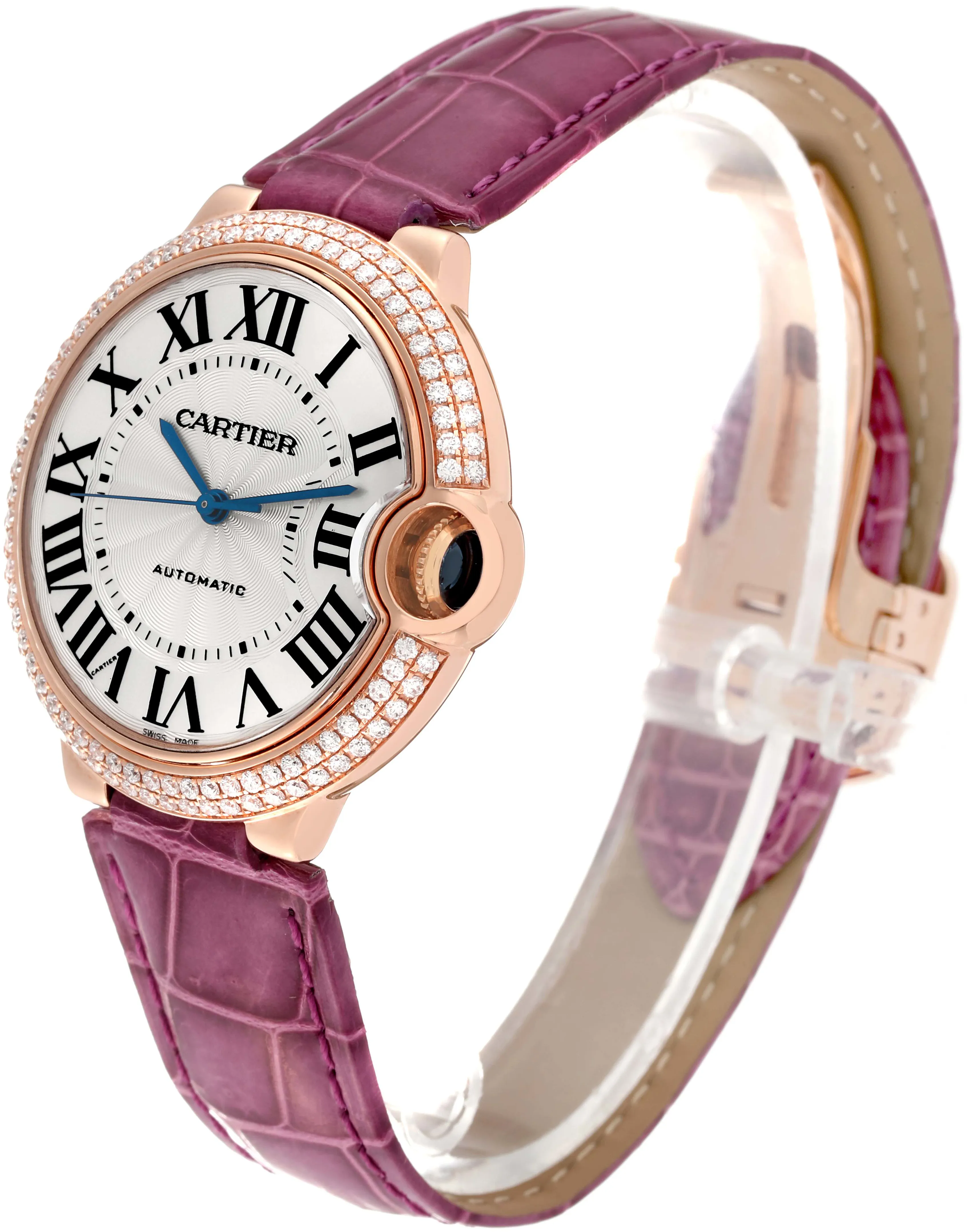 Cartier Ballon Bleu WE900551 36.5mm Rose gold White 4