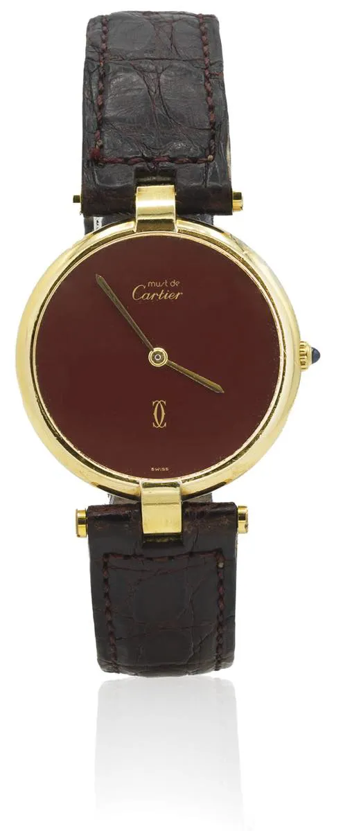 Cartier Must de Cartier 30mm Vermeil Burgundy 2