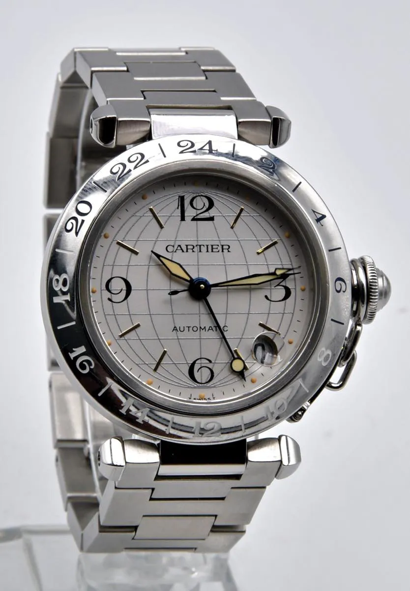 Cartier Pasha 2377 35mm Stainless steel Silver