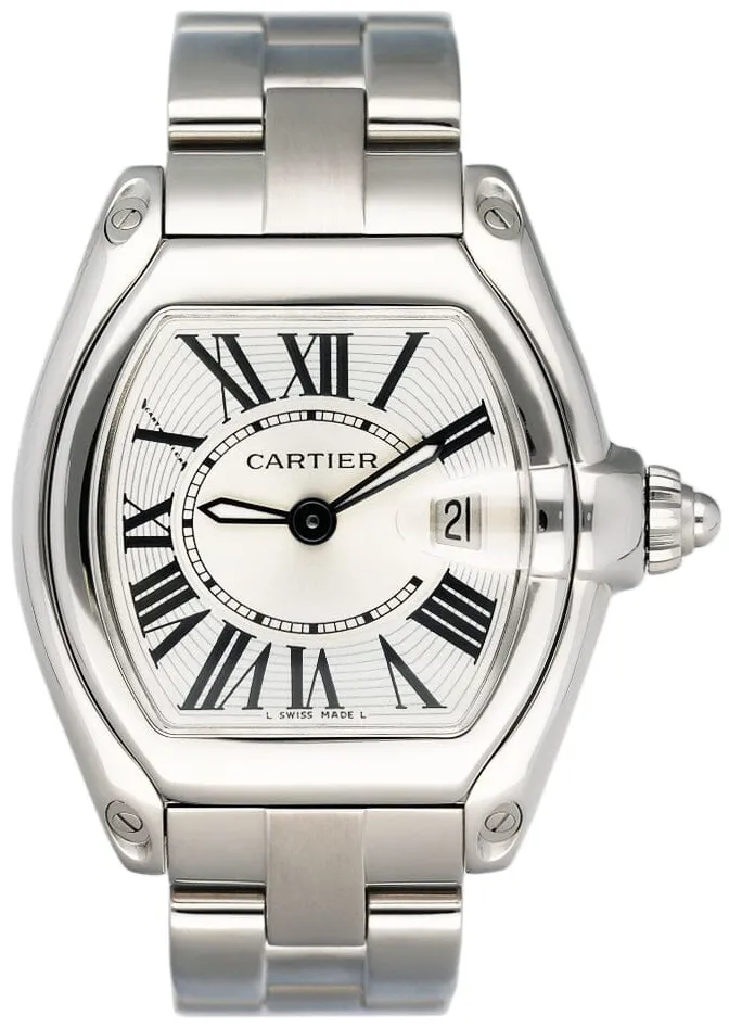 Cartier Roadster W62016V3 31mm Stainless steel Silver