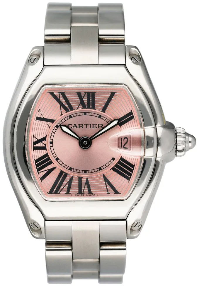 Cartier Roadster W62017V3 33mm Stainless steel Rose