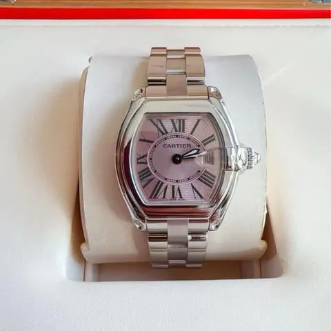 Cartier Roadster W62017V3 37mm Stainless steel Rose