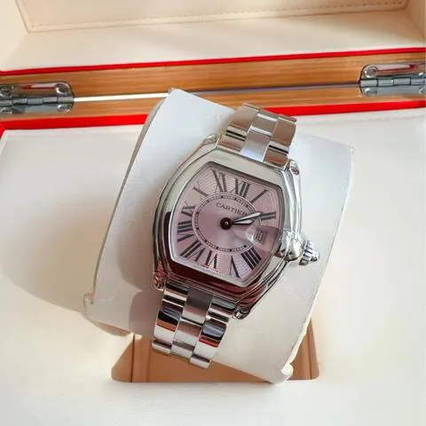 Cartier Roadster W62017V3 37mm Stainless steel Rose 2
