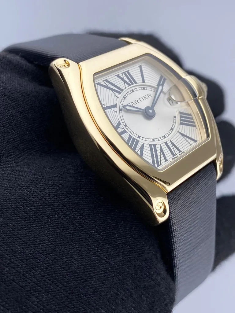 Cartier Roadster W62018Y5 31mm Yellow gold Silver 2