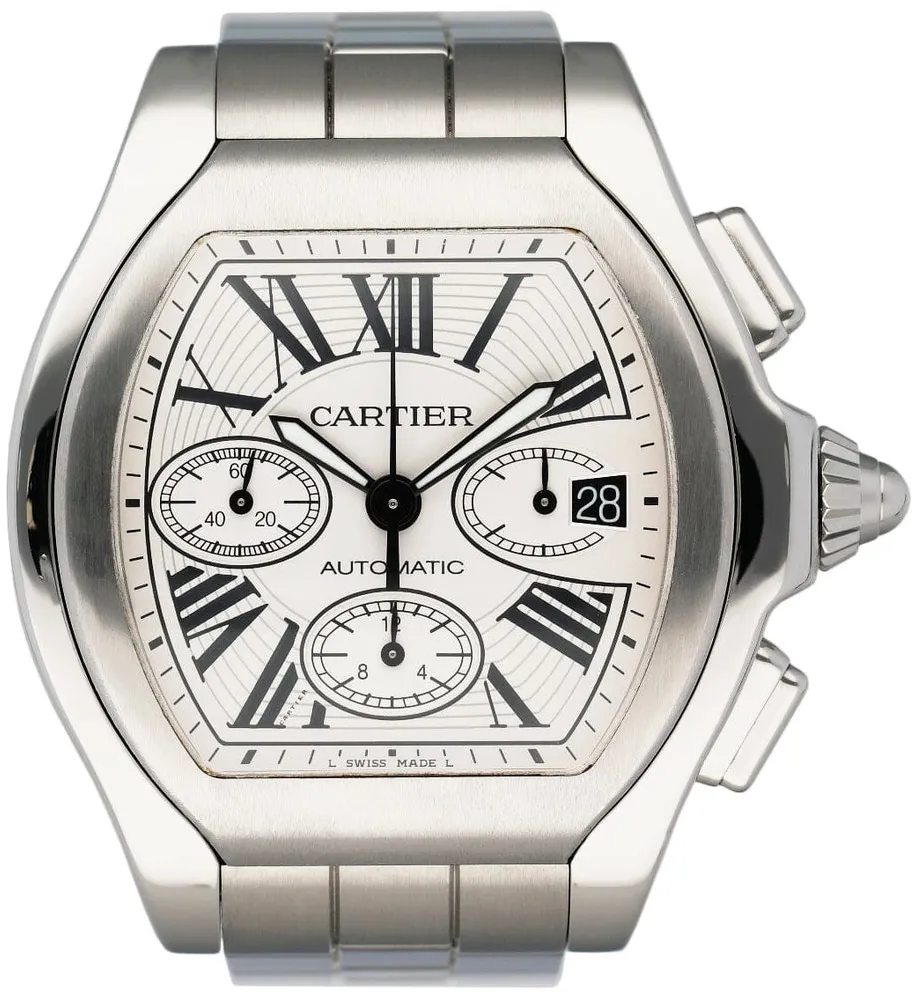 Cartier Roadster W6206019 43mm Stainless steel Silver