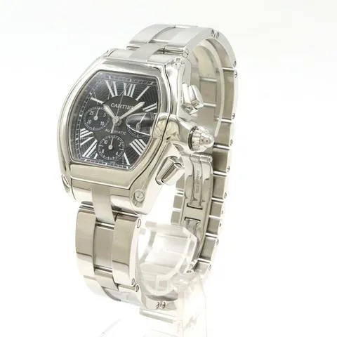 Cartier Roadster 40mm Stainless steel Black 2