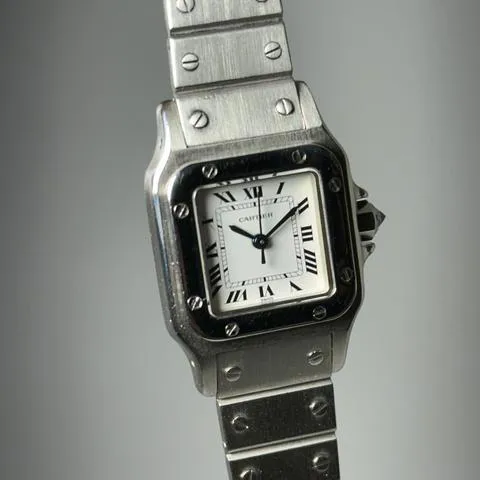 Cartier Santos 0901 24mm Stainless steel White