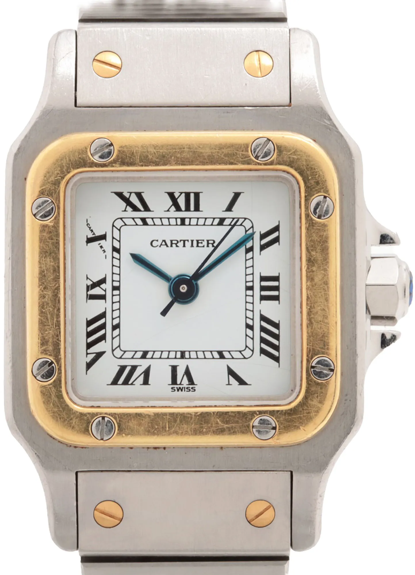 Cartier Santos 1170902 24mm Yellow gold White