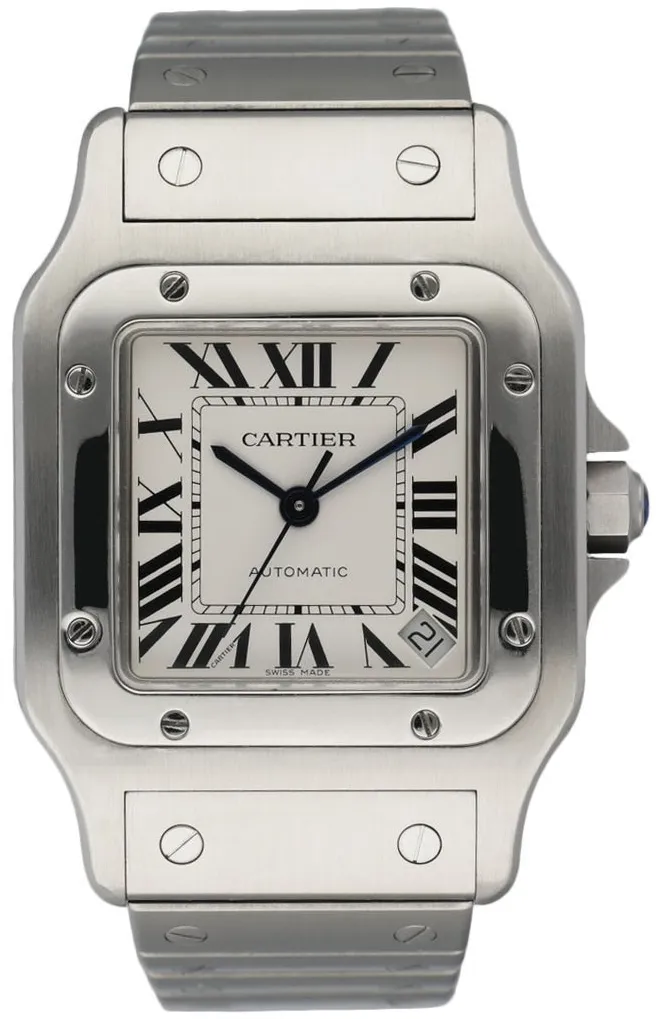 Cartier Santos 2823 32mm Stainless steel White