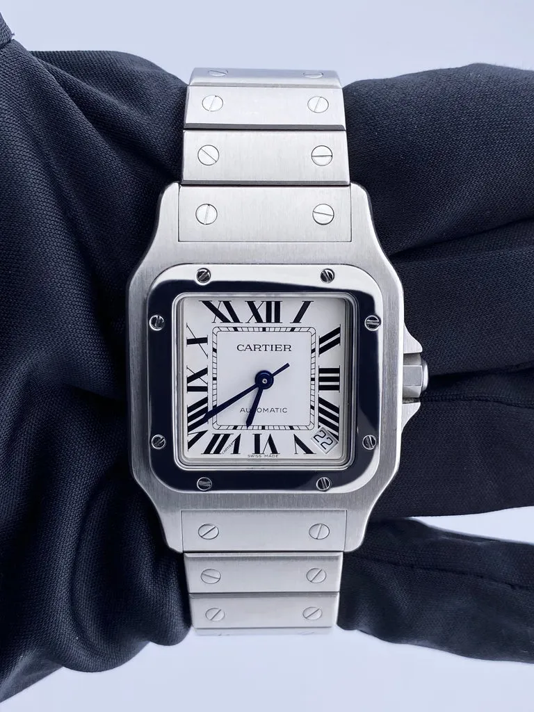 Cartier Santos 2823 32mm Stainless steel White 1